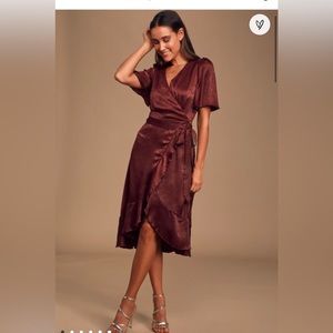 Lulus high low tie dress.